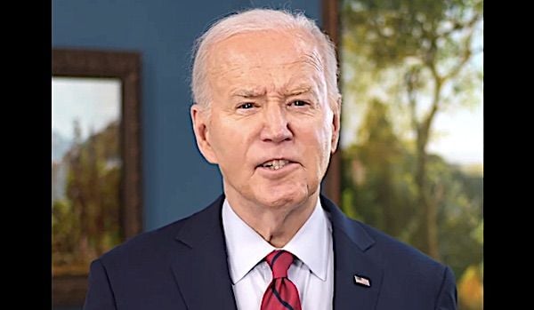 Joe Biden challenging former President Trump to two debates on Wednesday, May 15, 2024. (Video screenshot)