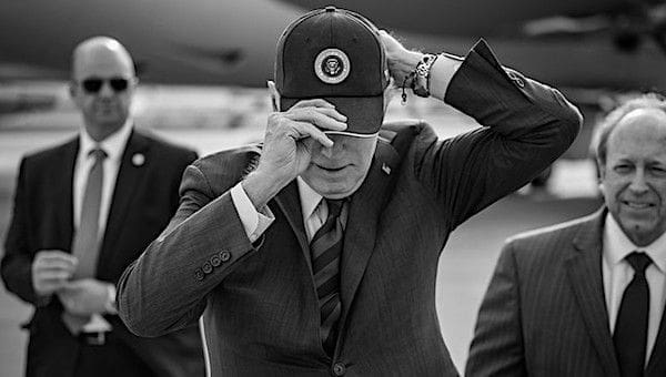 Joe Biden greets elected officials and Space Force leadership, Wednesday, May 31, 2023, at Peterson Space Force Base in Colorado Springs, Colorado. (Official White House photo by Adam Schultz)