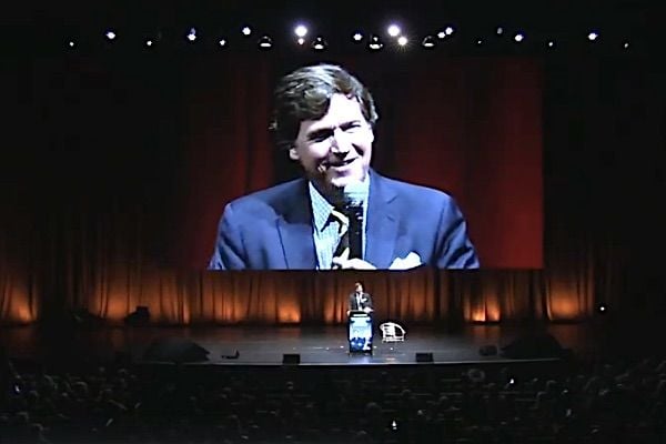 Tucker Carlson in Australia in July 2024