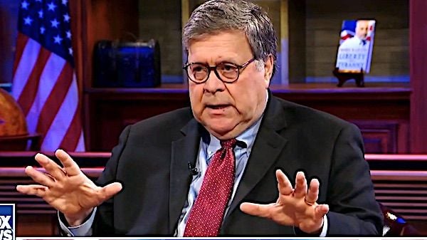 Former U.S. Attorney General William Barr (Video screenshot)