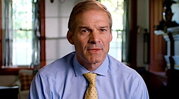 U.S. Rep. Jim Jordan, R-Ohio, speaks at the Republican National Convention on Monday, Aug. 24, 2020 (RNC video screenshot)