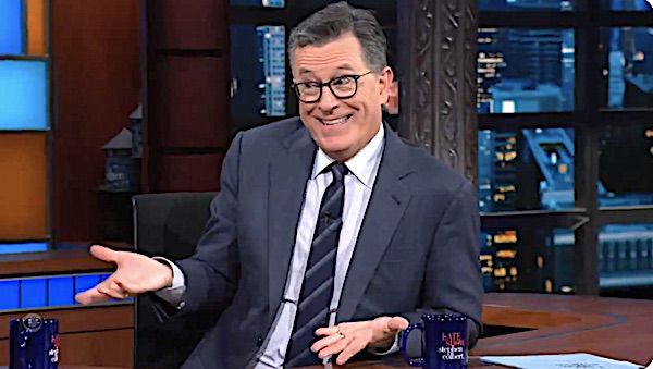 Stephen Colbert, host of 'The Late Show' on CBS (Video screenshot)