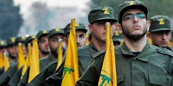Hezbollah forces in Lebanon