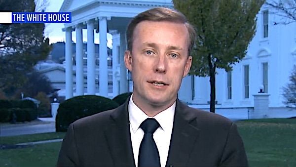 White House National Security Adviser Jake Sullivan on Wednesday, Nov. 22, 2023 (Video screenshot)