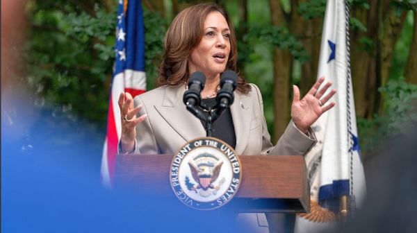 Vice President Kamala Harris delivers remarks at a reception for Black business leaders, Thursday, July 18, 2024, at the Vice President’s Residence in Washington, D.C. (Official White House Photo by Polly Irungu)