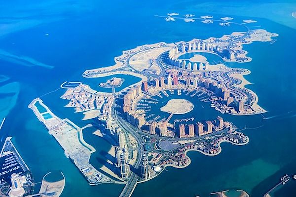 Artificial islands of Doha, Qatar (Pixabay)