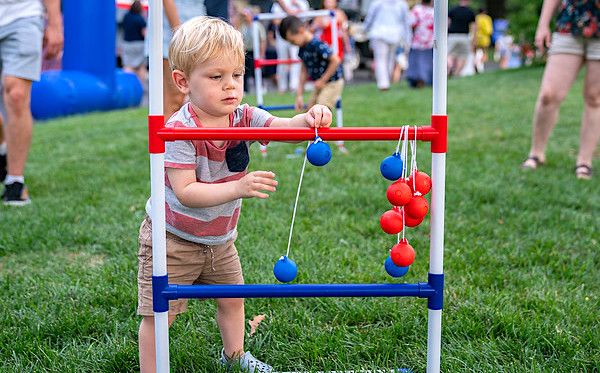 Children enjoy the South Lawn of the White House Monday, July 4, 2022, during Fourth of July celebrations. (Official White House photo by Katie Ricks)