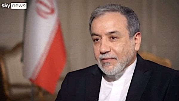 Iran Foreign Minister Abbas Araghchi (Video screenshot)