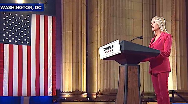 Pam Bondi, former Florida attorney general, speaks at the Republican National Convention on Tuesday, Aug. 25, 2020 (RNC video screenshot)