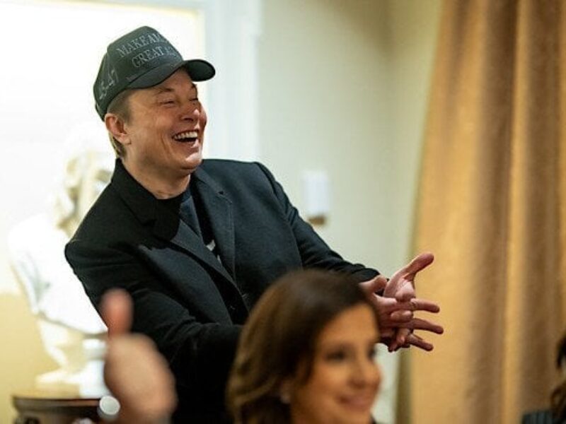 Elon Musk attends a Cabinet meeting with President Donald Trump, Wednesday, Feb. 26, 2025, in the Cabinet Room. (Official White House photo)