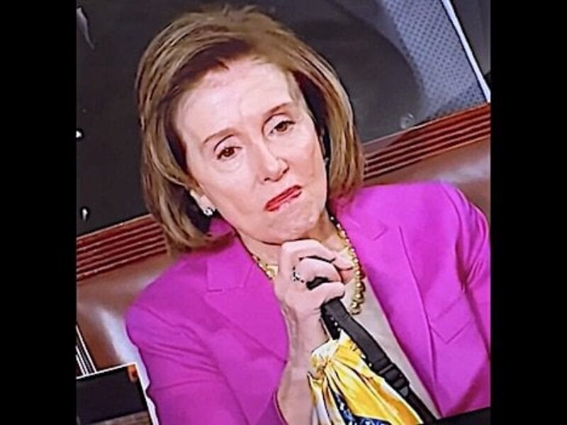 U.S. Rep. Nancy Pelosi, D-Calif., attends President Donald Trump's Joint Address to Congress, Tuesday, March 4, 2025 (Video screenshot)