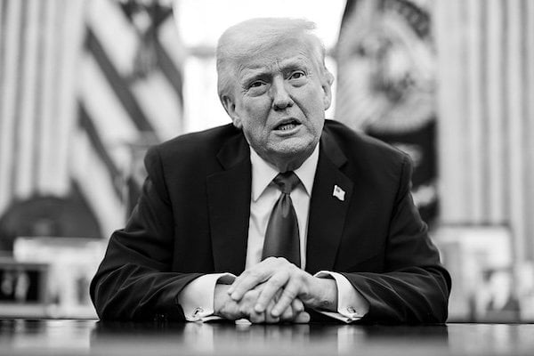 President Donald Trump in the Oval Office on Wednesday, March 26, 2025 (Official White House photo)