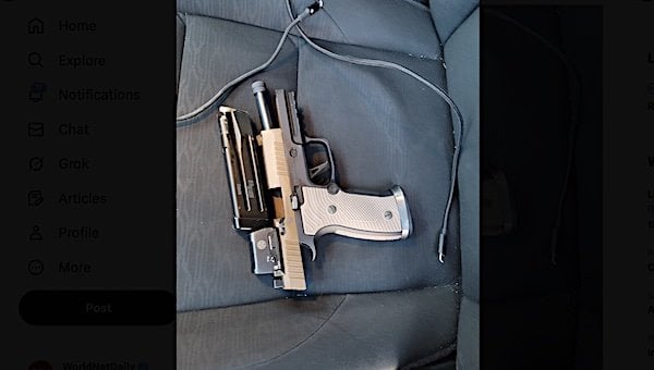 Alex Pretti's gun (DHS photo)