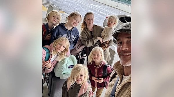In 2020, James Van Der Beek and his wife, Kimberly – along with their six children – relocated their family from Los Angeles to Texas. (Instagram / James Van Der Beek)