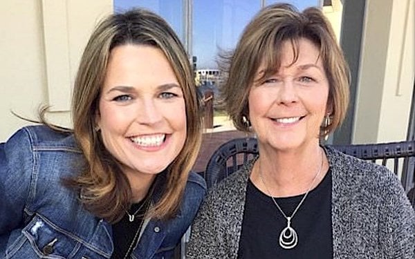 Savannah Guthrie and her mother (X)