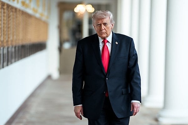 President Donald J. Trump delivers remarks at an event honoring Inter Miami CF's Major League Soccer 2025 championship, Thursday, March 5, 2026, in the East Room of the White House. (Official White House photo by Daniel Torok)