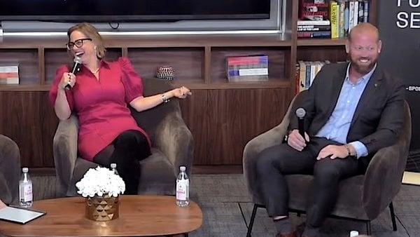 Kyrsten Sinema and her bodyguard Matthew Ammel