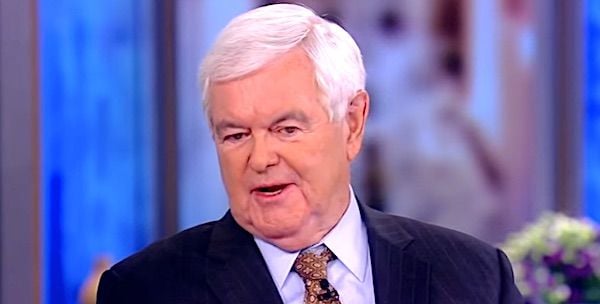 Newt Gingrich on ABC's 'The View' (Video screenshot)