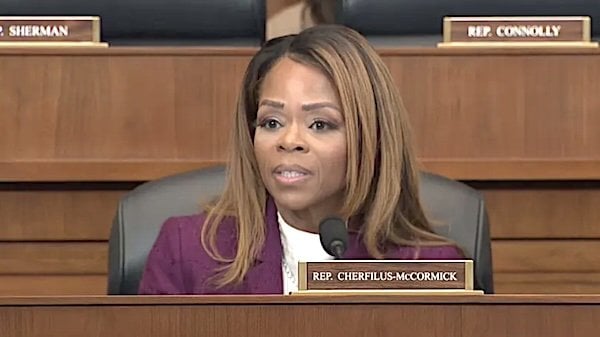 U.S. Rep. Sheila Cherfilus-McCormick, D-Fla. (Video screenshot)
